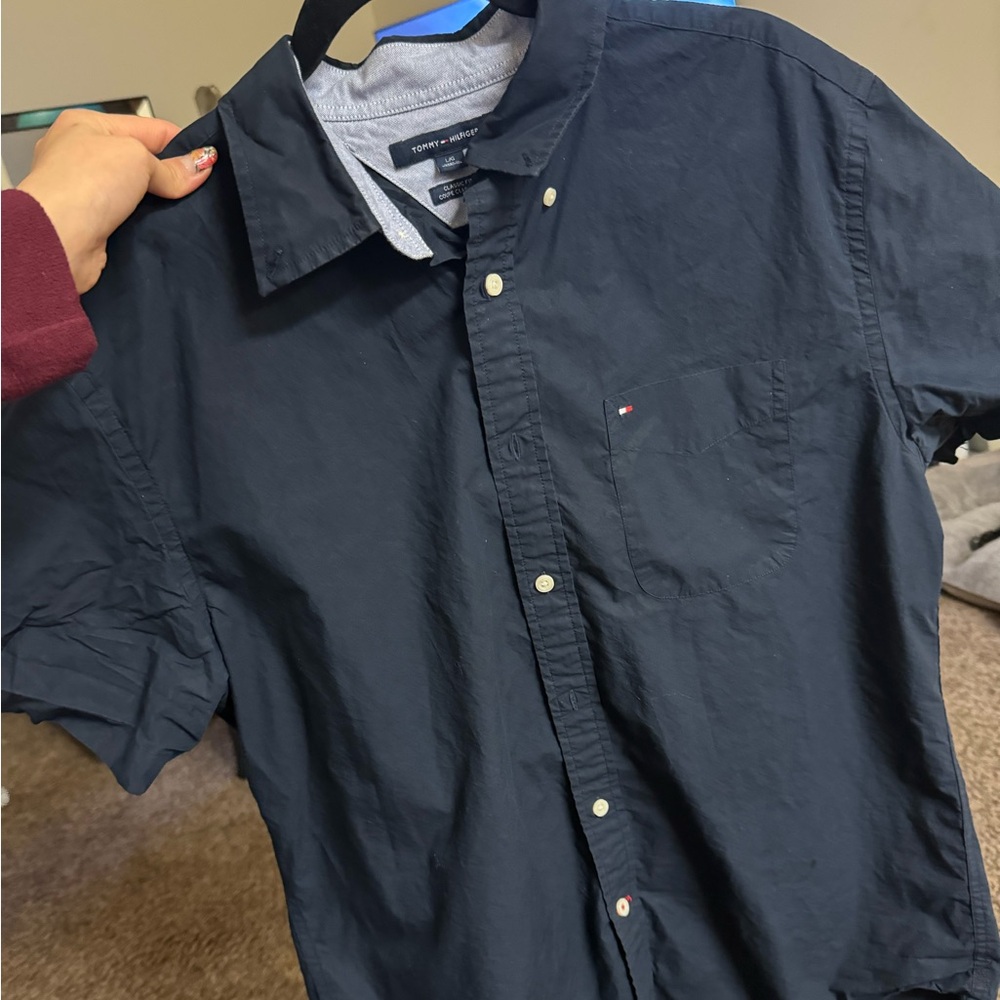 Men button up shirt
